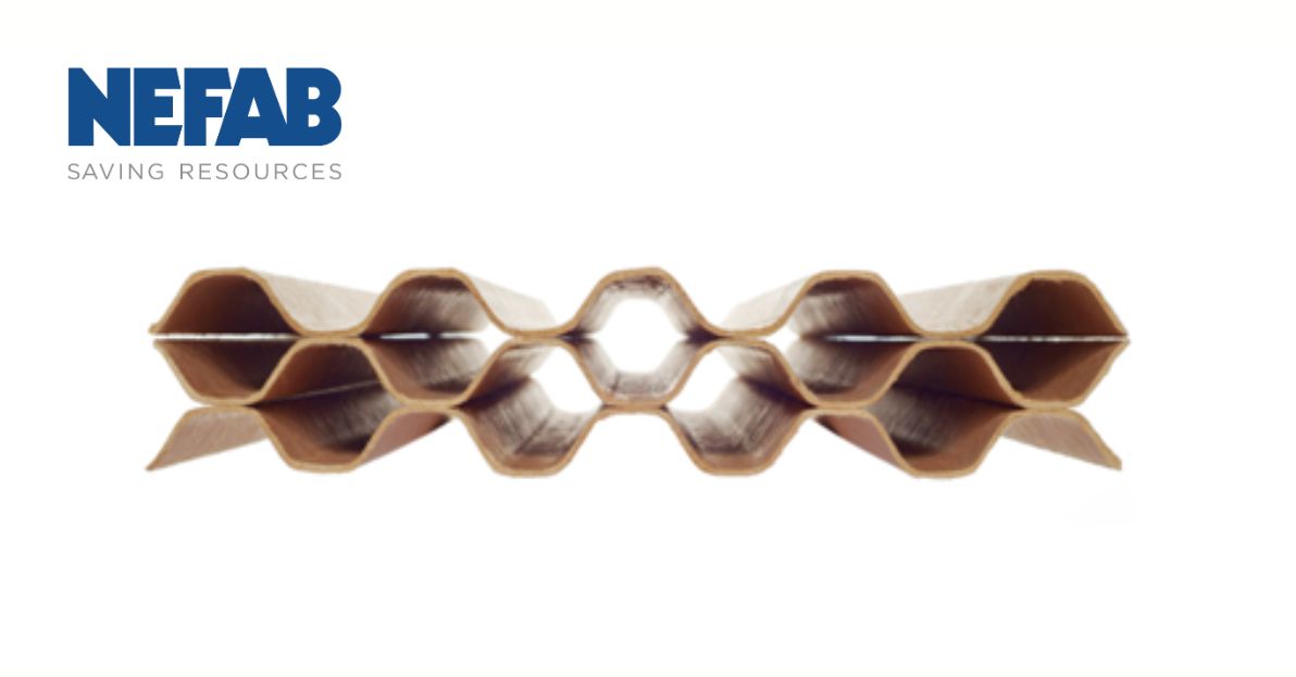 FiberFlute is a paper-based cushioning material that replaces PE foam.