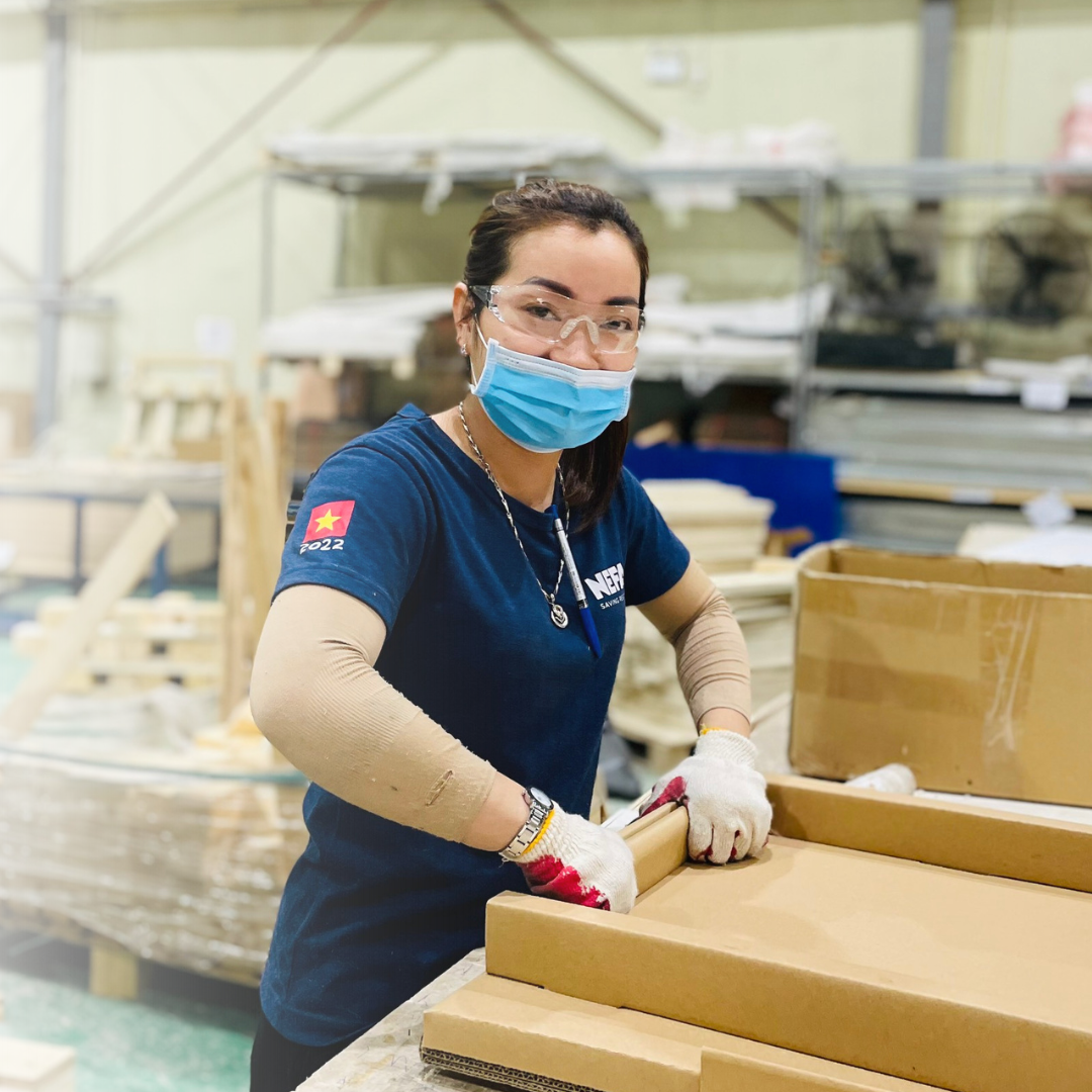 <p><strong>LAN DAM</strong> <br />Operator, Nefab Vietnam <br />Joined Nefab in 2018</p>
<p>For Lan Dam, &ldquo;investing in women&rdquo; means allowing women fair economic participation, so they can take ownership of their lives. About inclusion, she complements: "Companies should hire more female employees and get them involved in management level for better gender balance."</p>
<p>As a female employee, she feels that Nefab has great company policies in terms of respect, open communication, and career development. She says: "We are also proud to have a female manager in the top management and regional team, so we believe that our voice can be heard and that all female employees can have a chance for growth."</p>